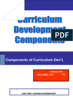 3 Curriculum Development Components