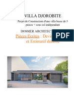 01 Devis Detaille Villa Basse Sous Sol