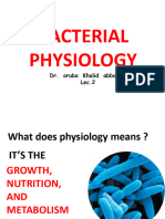 Bacterial Physiology