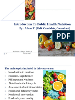 Public Health Nutrition