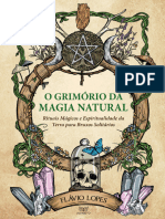 O Grimório Da Magia Natural - Rituais Mágicos e Espiritualidade Da Terra para Bruxos Solitários - Flávio Lopes