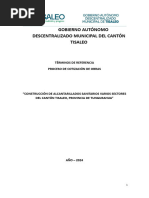 Términos de Referencia para Varios Alcantarillados