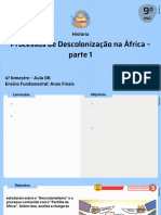 Processos de Descolonização Na África