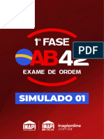 Simulado 01 Oab 42