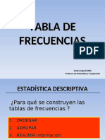 2 Tabla de Frecuencias