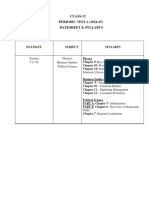 XII PT2 Date Sheet & Syllabus (2024-25) - 0