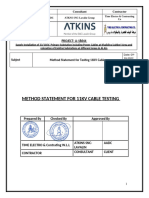 MS For 11kv Cable Testing REV0