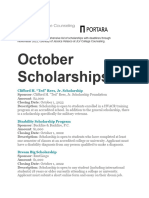 Scholarships