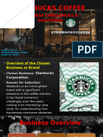 Business Challenges & Solution by SSM (STARBUKS)