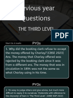 The Third Level Pyqs