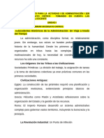 Material de Apoyo para La Actividad I de Administración I 1er Corte 10% Ensayo Critico Tomando en Cuenta Las Instrucciones Del Docente