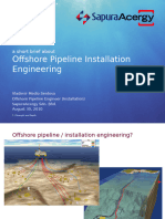 Brief - Offshore Pipeline Installation Engr