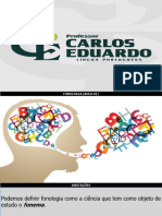 Aula 01 - Fonologia - Prof Carlos Eduardo