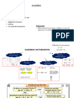 Algebra - Revision