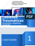 Lesiones Traumáticas: Contusión, Esguince y Luxación