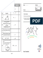 Sujet Cinquieme 2017