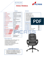 Ficha Técnica: Presidente Sedia Nylon