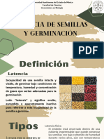 Latencia de Semillas y Germinación