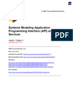 SysML Systems - Modeling - API - and - Services