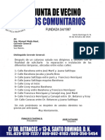 Junta de Vecinos Los Comunitarios Jimmy A Villa Francisca