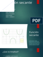 Función Secante