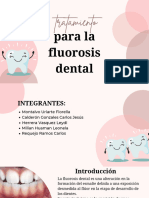 Trataientos para La Fluorosis Dental