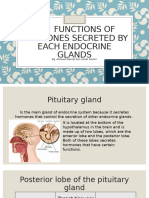 Functions of Hormones