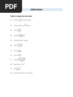 Derivadas Practica