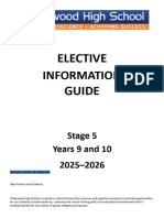 Year 9 Elective Information Guide 2025