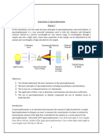 Spectrophotometer Report