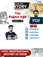 L3 Medieval History Rajput Age