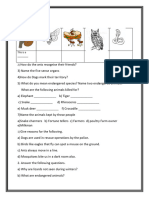 Classd V EVSmaths MCQ