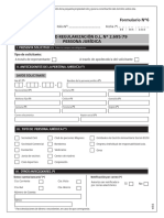 Formulario para Personas Jurídicas