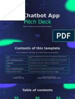 AI Chatbot App Pitch Deck by Slidesgo