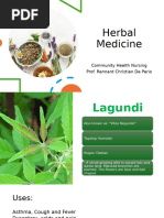 Herbal Medicine