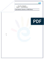 Class 11 Ncert Thermodynamics Solutions PDF