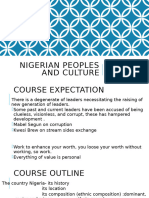 Nigerian Peoples and Culture