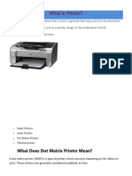 What Is Printer