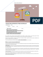 Customer Value and Satisfaction - Discover 4 Key Differences