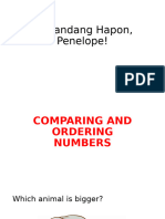 Comparing and Sequencing Numbers