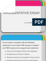 Agumentative Essay