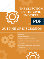 Group 2 - SELECTION OF CIVIL ENGINEERS