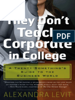 They Dont Teach Corporate in College (Alexandra Levit) (Z-Library)