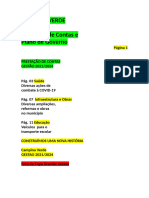 Prestação de Contas e Plano