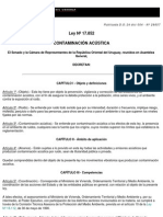 Ley17 852 - Contaminación Acústica