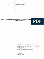 CÍCERO. de Inventione. ILUNGA, Kabengele. O Da Invenção de Marco Túlio Cícero - Tradução e Introdução. 2009.