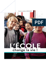 Dossier de PR Sentation Ann e Scolaire 2024 2025 L Cole Change La Vie 196606