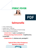 11) Enteric Fever