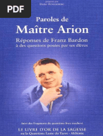 Paroles de Maître Arion - F. Bardon