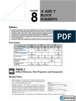 D F BLOCK ELEMENTS of Class 12 Imp